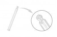 Cam tüp, PP28 için şeffaf (100 ml) - uzunluk 95 mm