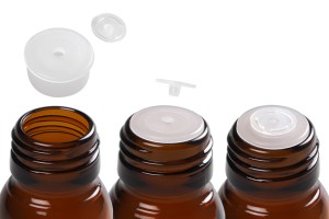 Пластмасова тапичка за бутилки с гърловина  PP28 - 20 бр./опаковка-изображение_размери