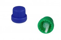 Широка пластмасова капачка с дозатор за бутилкки за етерични масла ПП 18 - 50 бр./опаковка 