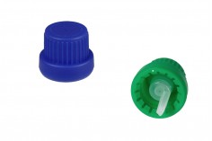 Широка пластмасова капачка с дозатор за бутилкки за етерични масла ПП 18 - 50 бр./опаковка 
