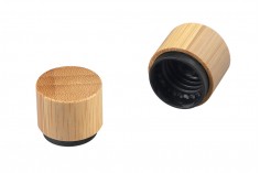 Plastic cap PP18 with bamboo coating, inner liner and inner plug