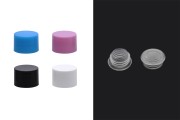 Пластмасови капачки PP18 с ъплътнител в различни цветове 