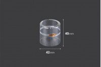 Tермосвиваема капсула 42x40 mm  с прозрачен отвор - 20 бр