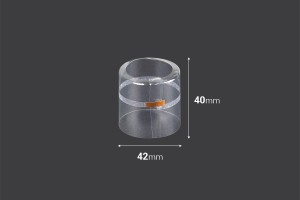 Tермосвиваема капсула 42x40 mm  с прозрачен отвор - 20 бр-1