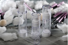 Прозрачна пластмасова опакова Airless за крем  30 ml