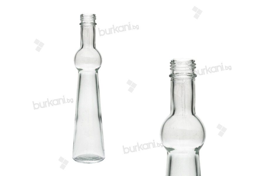 Стъклена бутилка с размери 53x240 - 180 ml