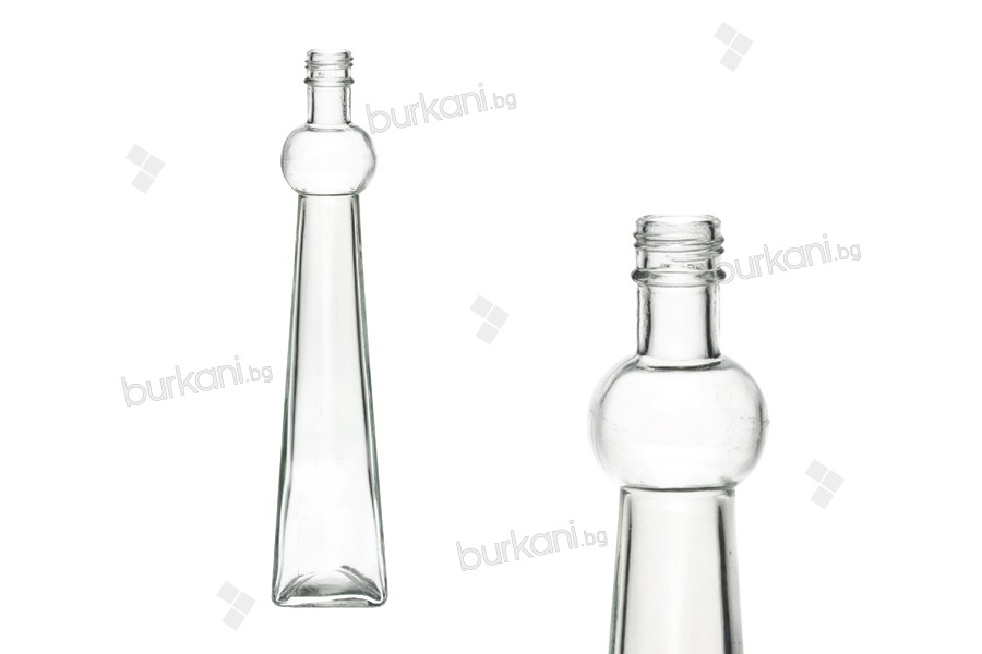 Стъклена бутилка с размери 63x58x300 - 260 ml