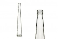Стъклена декоративна бутилка с размери  50x300 - 200 ml