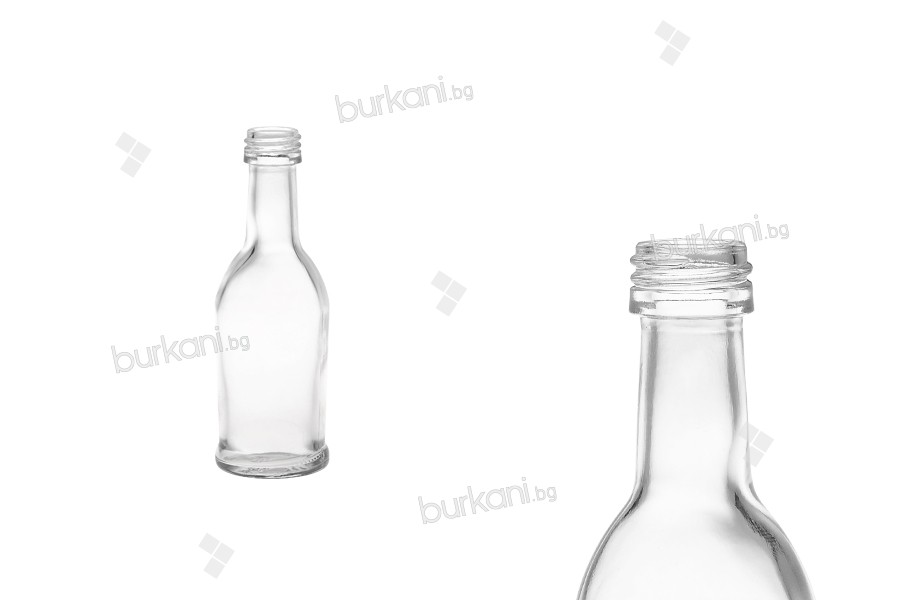 Малка стъклена бутилка 40 мл 