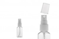Пластмасова PET бутилка 30 мл със спрей помпа за парфюмна вода