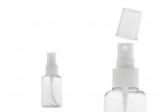 Пластмасова PET бутилка 50 мл със спрей помпа за парфюмна вода