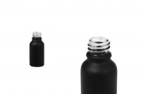 Стъклена черна матова бутилка 15 мл за етерични масла ПП18 