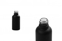 Стъклена черна матова бутилка 30 мл за етерични масла 