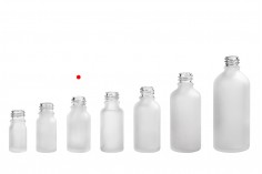 Стъклена Матова бутилка 15 мл за етерични масла с гърловина PP18