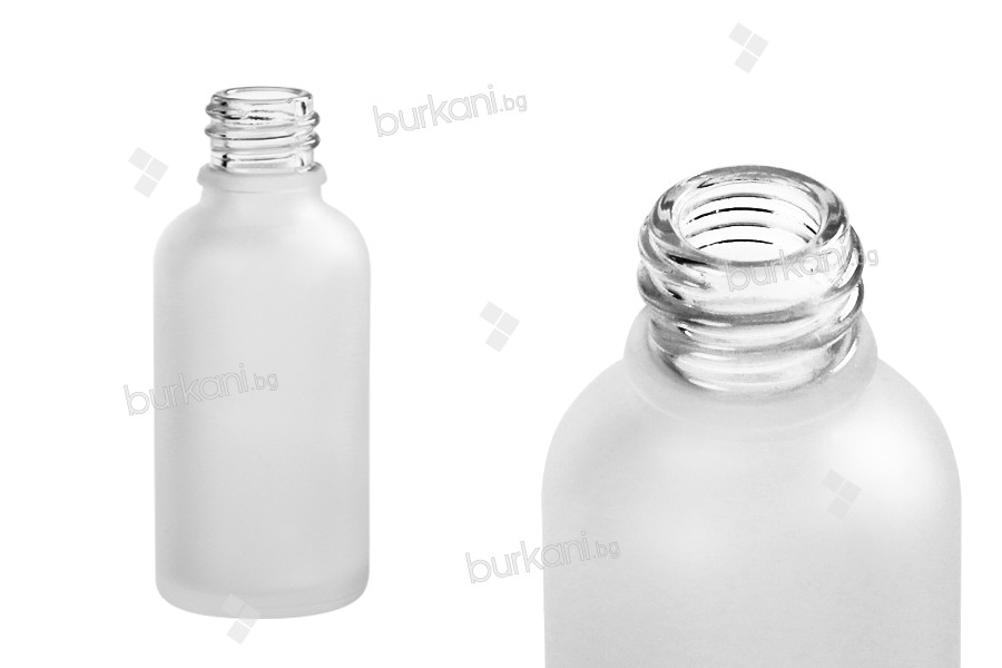 Стъклена Матова бутилка 30 мл за етерични масла 