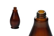Uçucu yağlar için şişe 100 ml cam AMBER  (PP18)