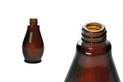 Uçucu yağlar için şişe 50 ml cam AMBER  (PP18)