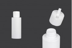 50 ml plastik şişe (PP20/410) akış kapaklı - 12 adet