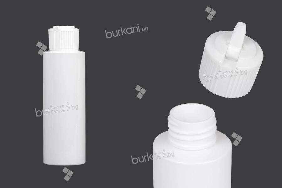 50 ml plastik şişe (PP20/410) akış kapaklı - 12 adet