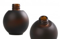 Стъклена Матова карамелена бутилка 50 мл за етерични масла
