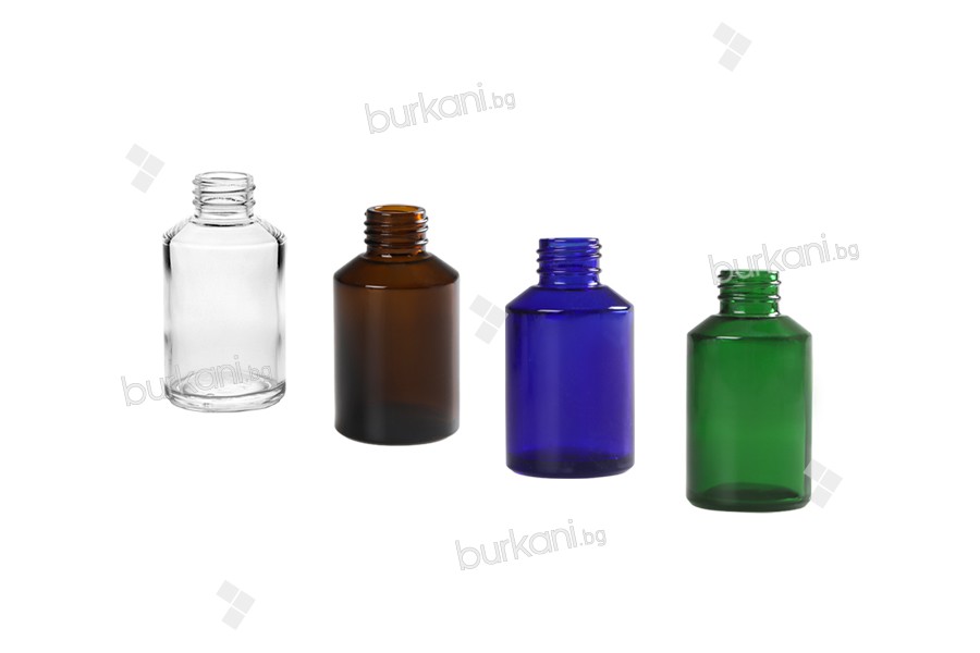Стъклени бутилки 30 мл с гърловина PP20