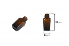 Cam, karamel uçucu yağlar için 10 ml şişe (PP18)