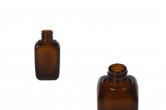 Cam, karamel esansiyel yağlar için 20 ml şişe (PP18)