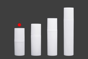 Пластмасова опаковка Airless  5 ml в бял цвят-изображение_група