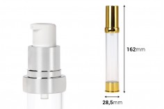 30 ml krema altın/gümüş için havasız tüp