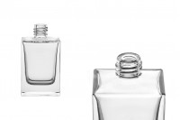 Стъклена парфюмна бутилка 50 ml правоъгълна (PP18)