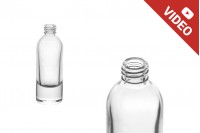  Стъклена цилиндрична бутилка 30 мл (18/415)
