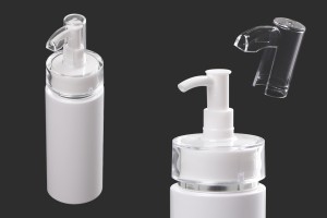 Пластмасова бутилка 120 мл с помпа за крем и капачка ПП24-изображение_продукт