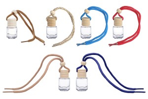 Малки шишенца парфюм за колаъа 4ml с дървена капачка (25 броя)-1