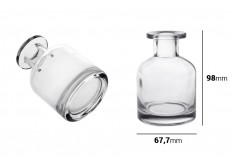Стъклена прозрачна бутилка 150 мл