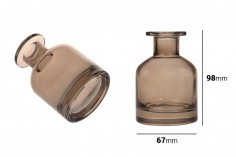 Стъклена бутилка 150 мл амбер ( 1078-1-2)