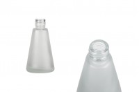 Стъклена конична матирана бутилка за ароматизатори 50 мл 