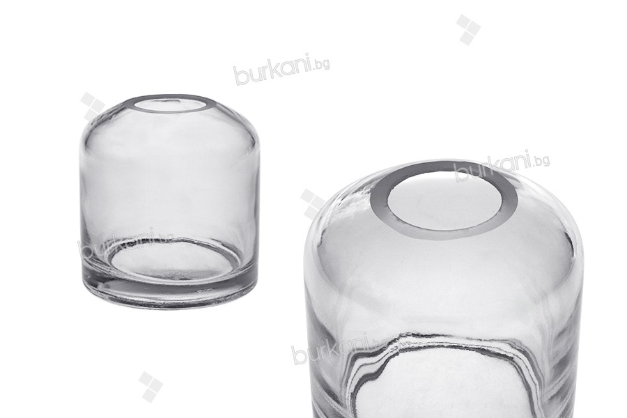 Стъклена декоративна бутилка 250 мл (ваза) 