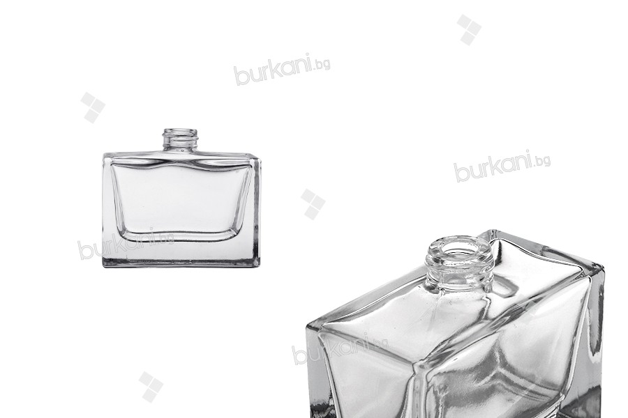 Стъклена правоъгълна бутилка 30 мл за парфюм (PP15)
