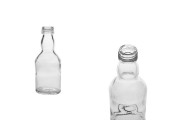 Стъклена прозрачна бутилка 50 мл ПП20 