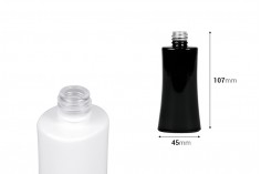 Стъклена овална или бяла бутилка за парфюм 50 мл 
