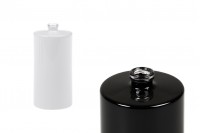 Стъклена кръгла бутилка за парфюм 100 мл Крим ПП15 в бяло или черно 