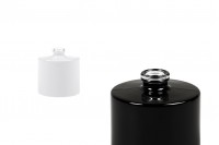 Стъклена кръгла бутилка за парфюм 30 мл Крим ПП15  в бяло или черно 