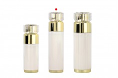 Luxury 30ml acrylic bottle with cream pump and acrylic cap