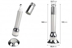 Plastic tube 20 ml in white color with vibration function