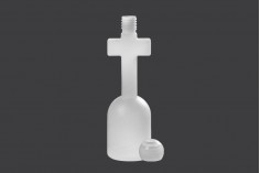 Пластмасова бутилка 125 мл във формата на кръст с капачка 