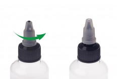 Elektronik sigara için Unicorn  kapaklı PET şişe 100 ml - 50 adet