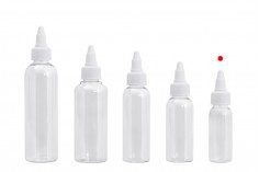 PET beyaz  boynuzlu elektronik sigara şişe şeffaf 30 ml şişe