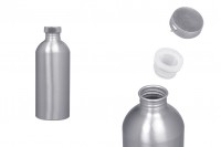Aлуминиева бутилка 500 ml с алуминиева  капачка за съхраняване на есенции, парфюми и др.