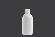 Uçucu yağlar için PP18 50 ml beyaz cam şişe