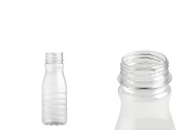 Meyve suy, süt veya alkosüz içecekler için plastik PET şişe 200 ml 